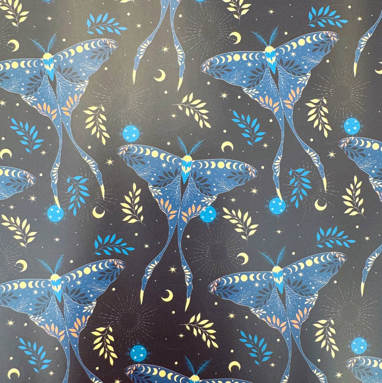 Sew Hungry Hippie - Luna Moth Custom Printed Vinyl – 18" x 54"