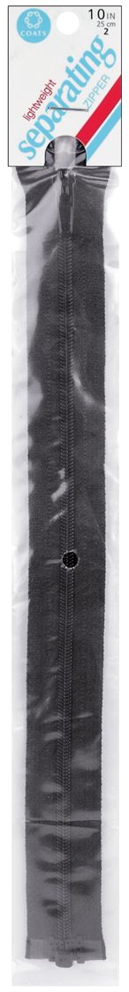 Coats Lightweight Separating Zipper 10" - Navy
