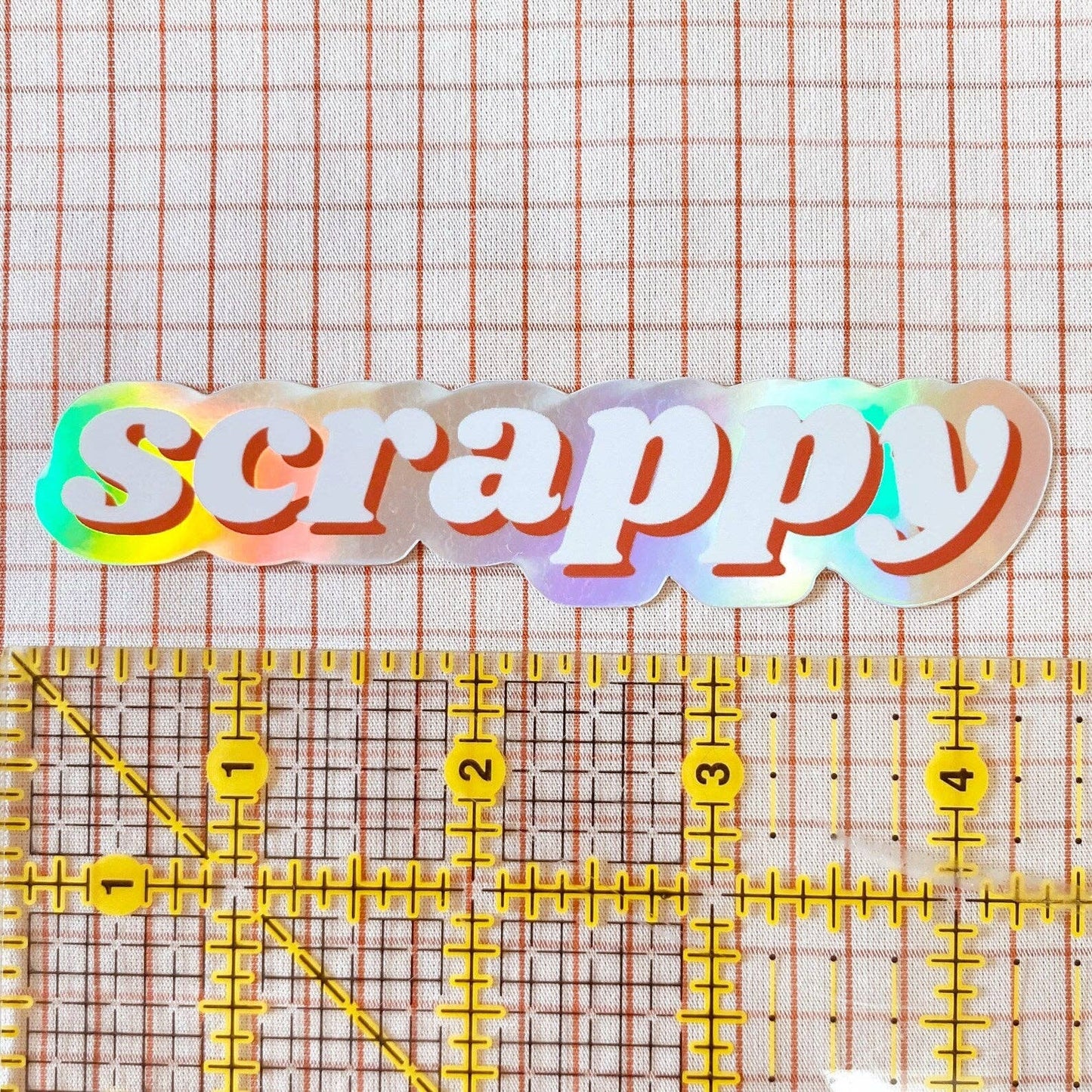 Feral Notions Scrappy Holographic Sticker
