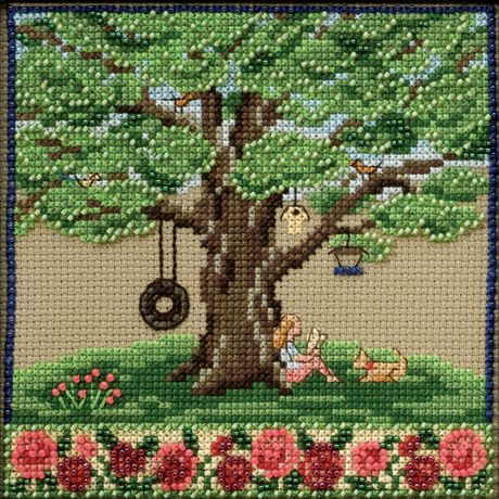 Mill Hill Counted Cross Stitch Kit - Summer Oak