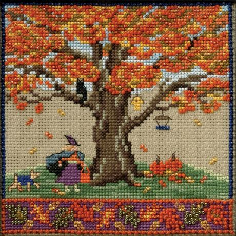 Mill Hill Counted Cross Stitch Kit - Fall Oak