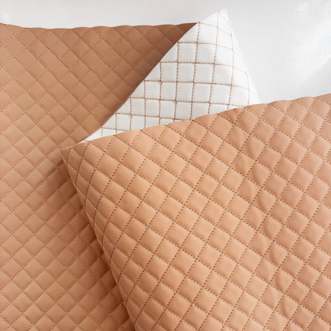 Sew Hungry Hippie Quilted Vinyl Peachy Keen