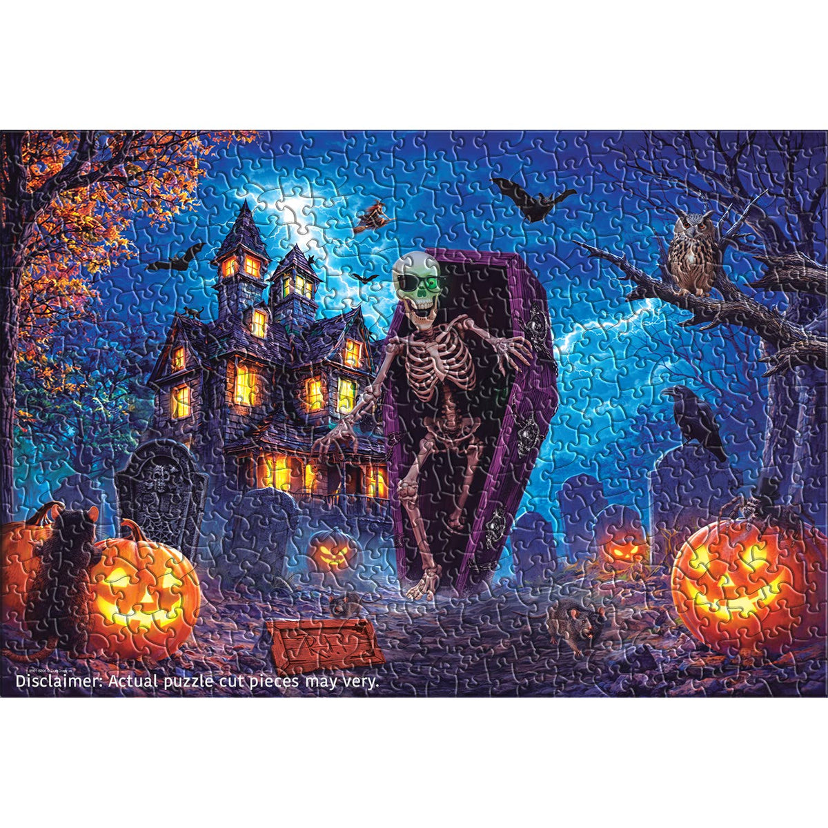 Eurographics Puzzles USA - Spooky Coffin - Puzzle Tin