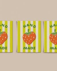 Matchy Matchy Sewing Club Label Tags - Strawberry Large