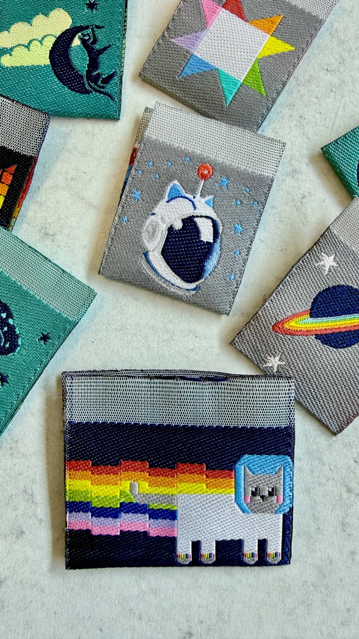 Renaissance Ribbons - Meowter Space - Woven Label Pack - 1 Pack