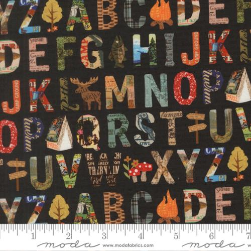 PREORDER - Moda - Cathe Holden - Paper Trails - Camp Ground Nature Landscape Alphabet Letters - 39593 19 - SHIPS NOVEMBER 2026