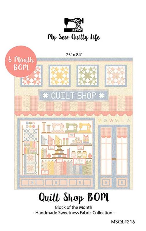 Quilt Shop Block Of The Month Pattern By My Sew Quilty Life