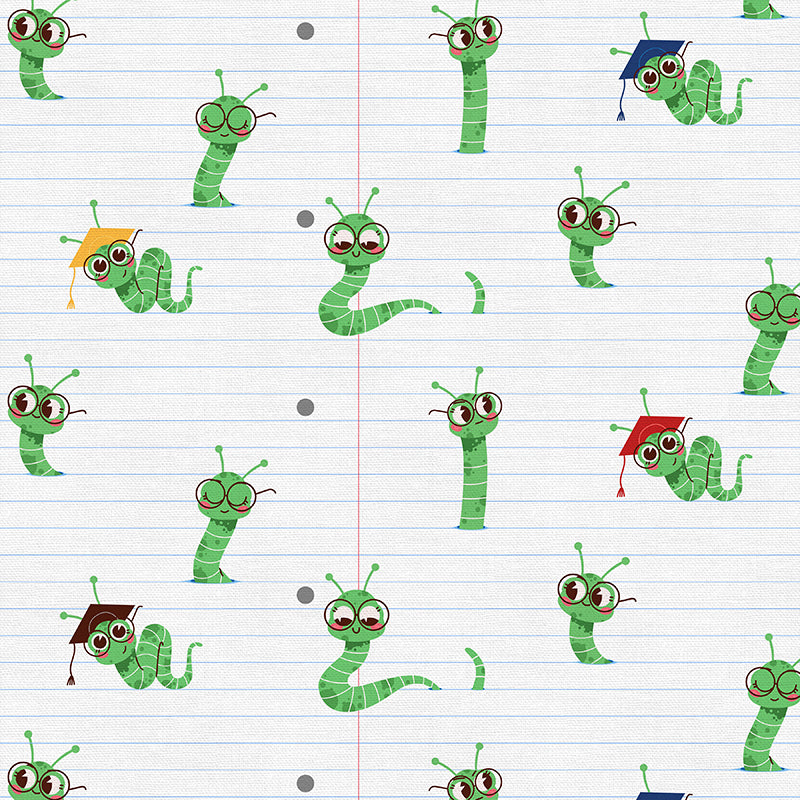 PBS Fabrics - Book Worm - Notebook Worms - 12026521
