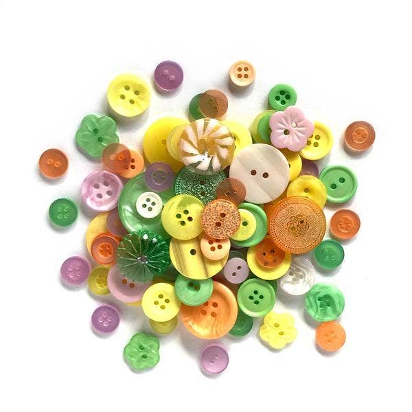 Buttons Galore and More Craft & Sewing Buttons - Citrus Splash Grab Buttons