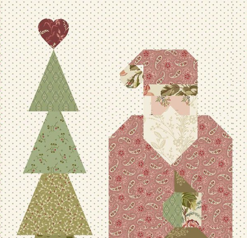 Santa Claus Table Runner Quilt Pattern By Laundry Basket Quilts