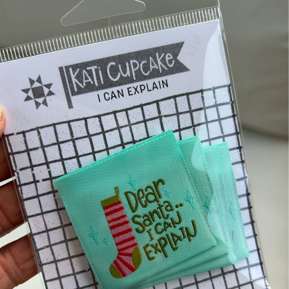 Kati Cupcake - I Can Explain - Designer Woven Labels