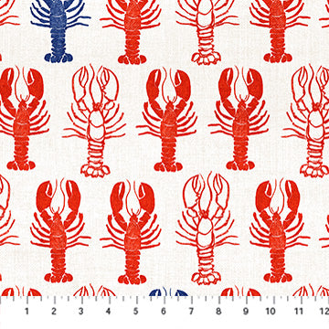 Northcott - Take Me To The Beach - Lobsters - 28677-10