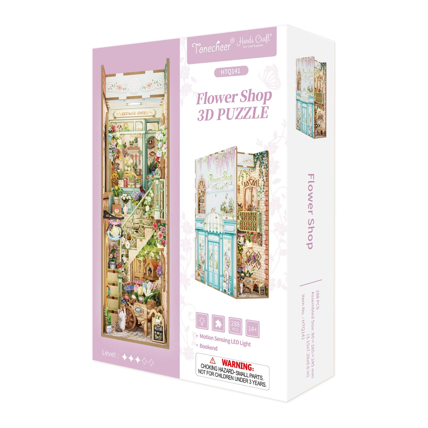 Hands Craft DIY Book Nook Kit: Flower Shop