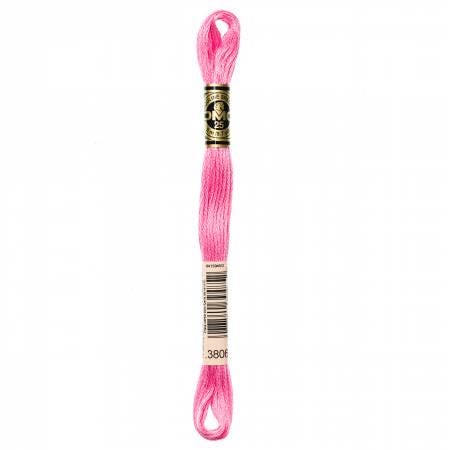 DMC Six Strand Embroidery Floss - 3801 - 3802 - 3803 - 3804 - 3805 - 3806