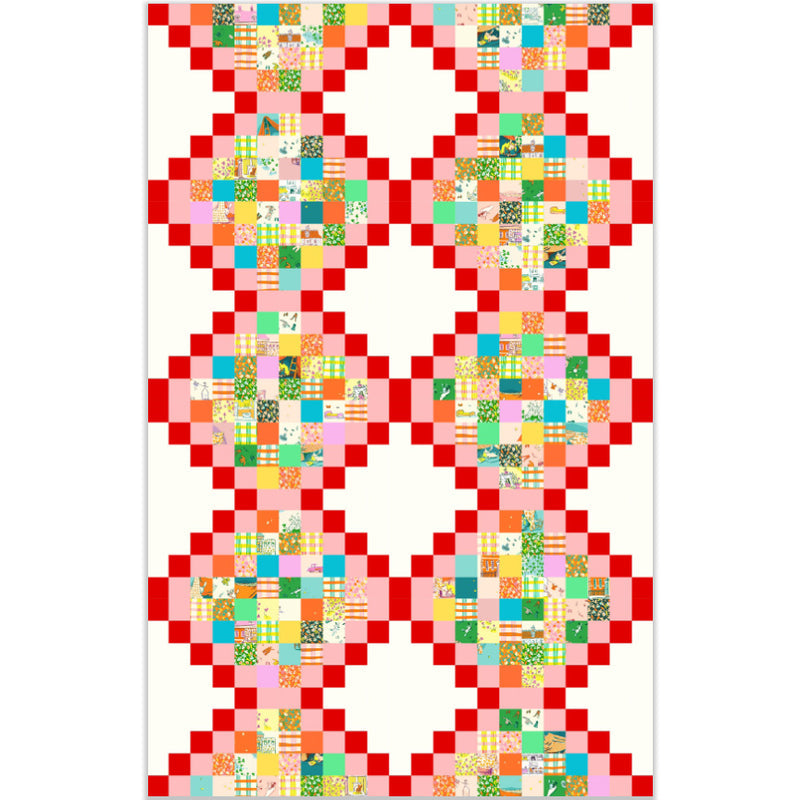 Lucky Rabbit Postage Quilt Pattern By Heather Ross