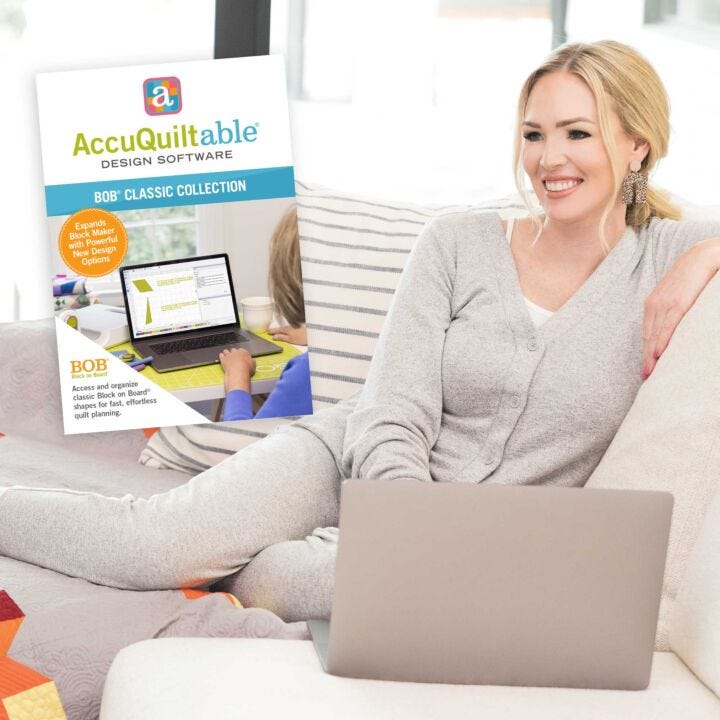Accuquilt Accuquiltable BOB Classic Collection Design Software