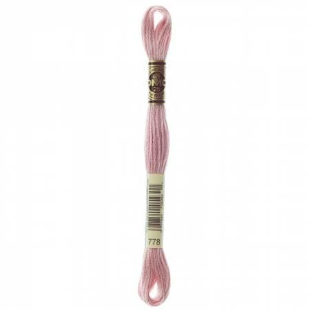 DMC Six Strand Embroidery Floss - 762 - 772 - 775 - 777 - 778
