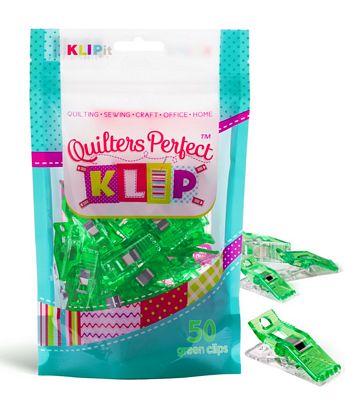 Quilter's Perfect KLIP Fabric Sewing Clips - Choose Color/Amount!