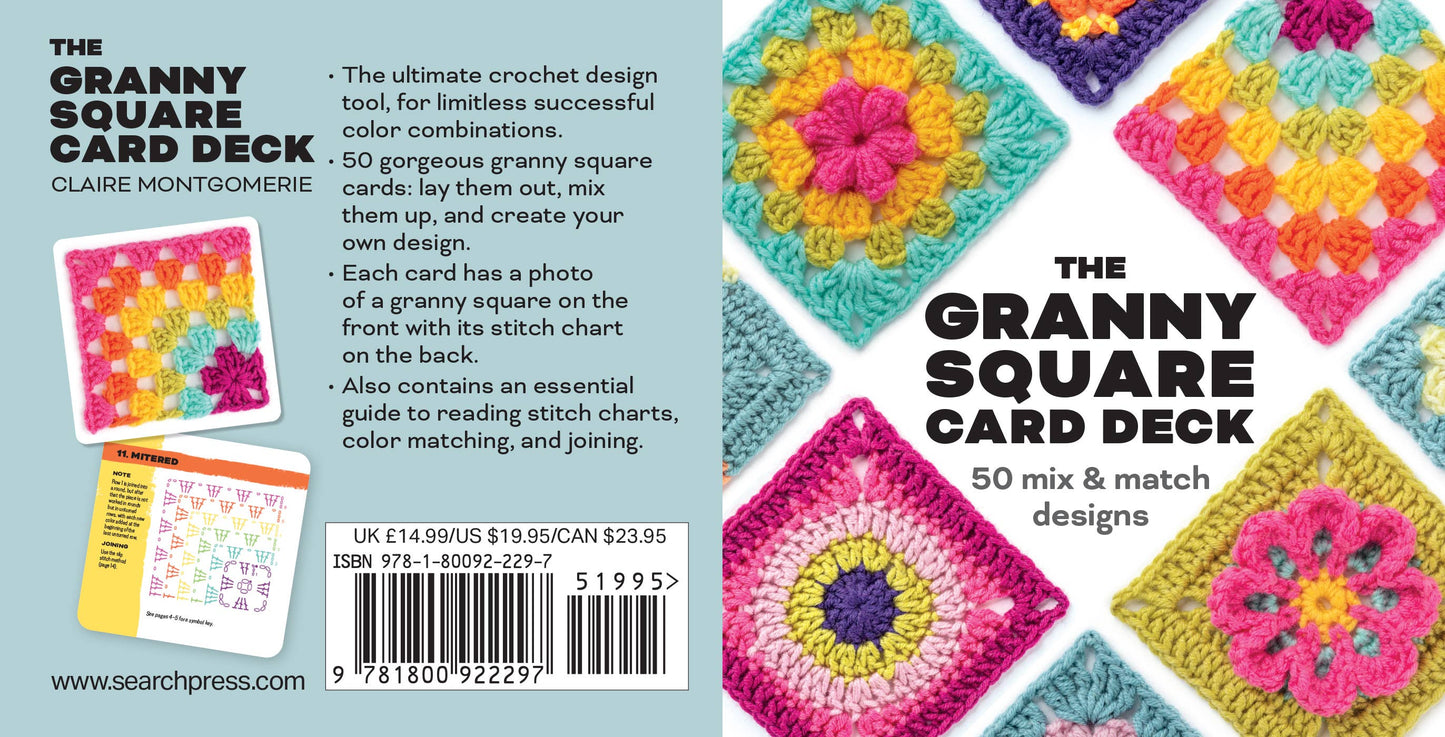 Granny Square Crochet Patterns Card Deck