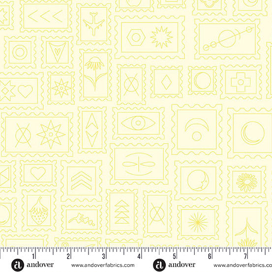 PREORDER - Andover - Alison Glass - Color Camp Grove - Postcard - A-10424-Y - Ships August 2026