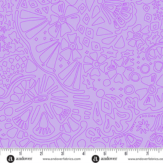 PREORDER - Andover - Alison Glass - Color Camp Bloom - Veil - A-10426-P2 - Ships September 2026