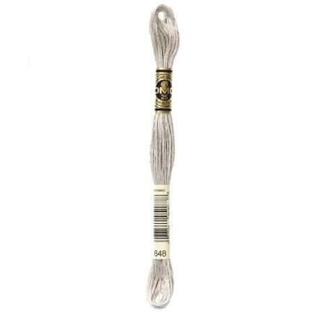 DMC Six Strand Embroidery Floss - 640 - 642 - 644 - 645 - 646 - 647 - 648