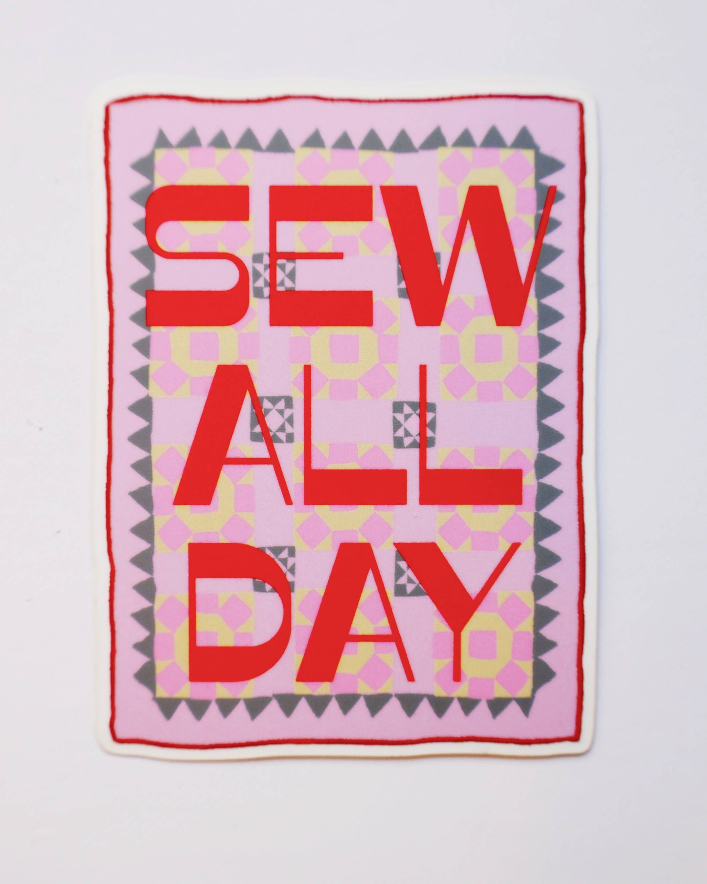 Feral Notions Sew All Day Sticker