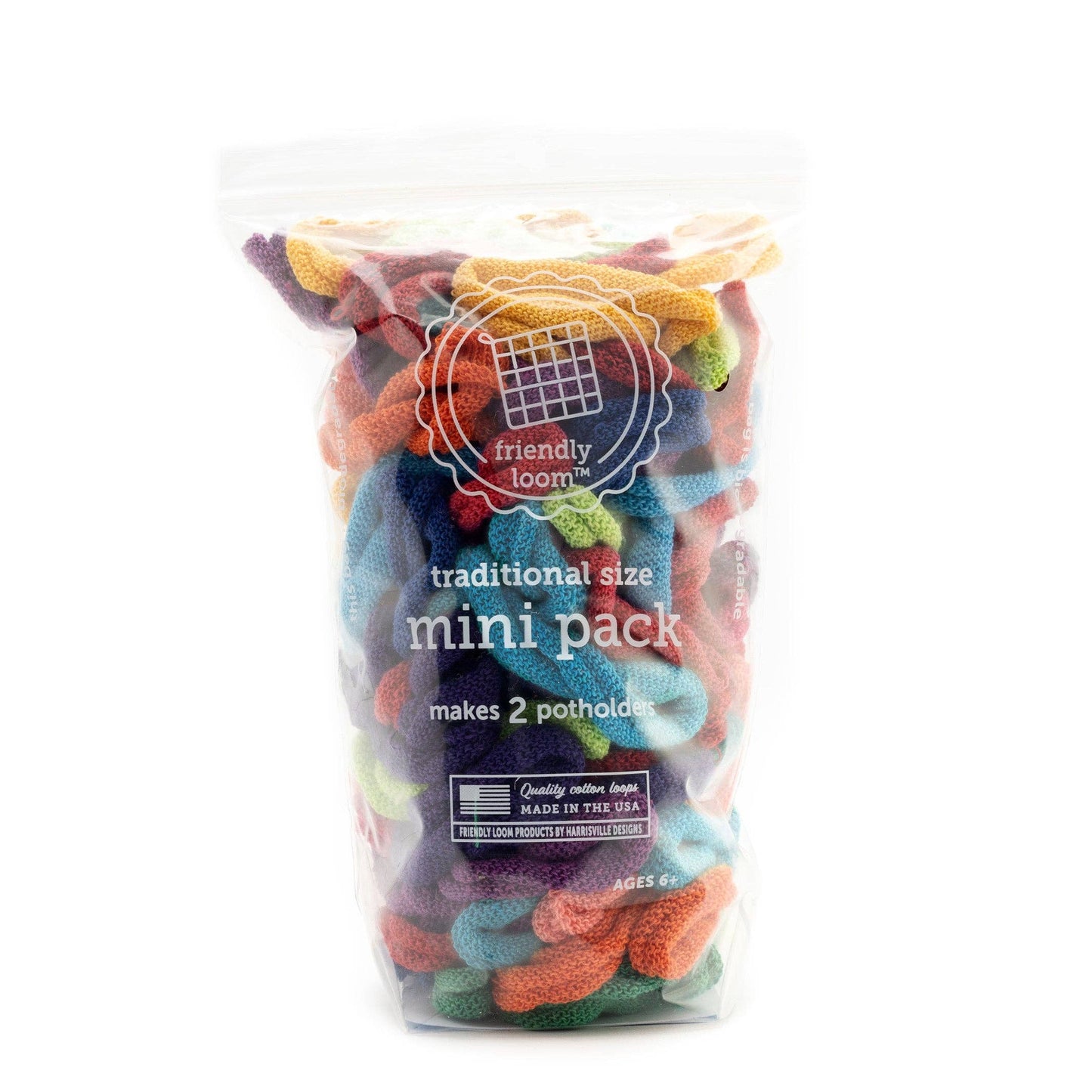 Friendly Loom Mini Pack (Traditional) Loops Rainbow/Multi-Color