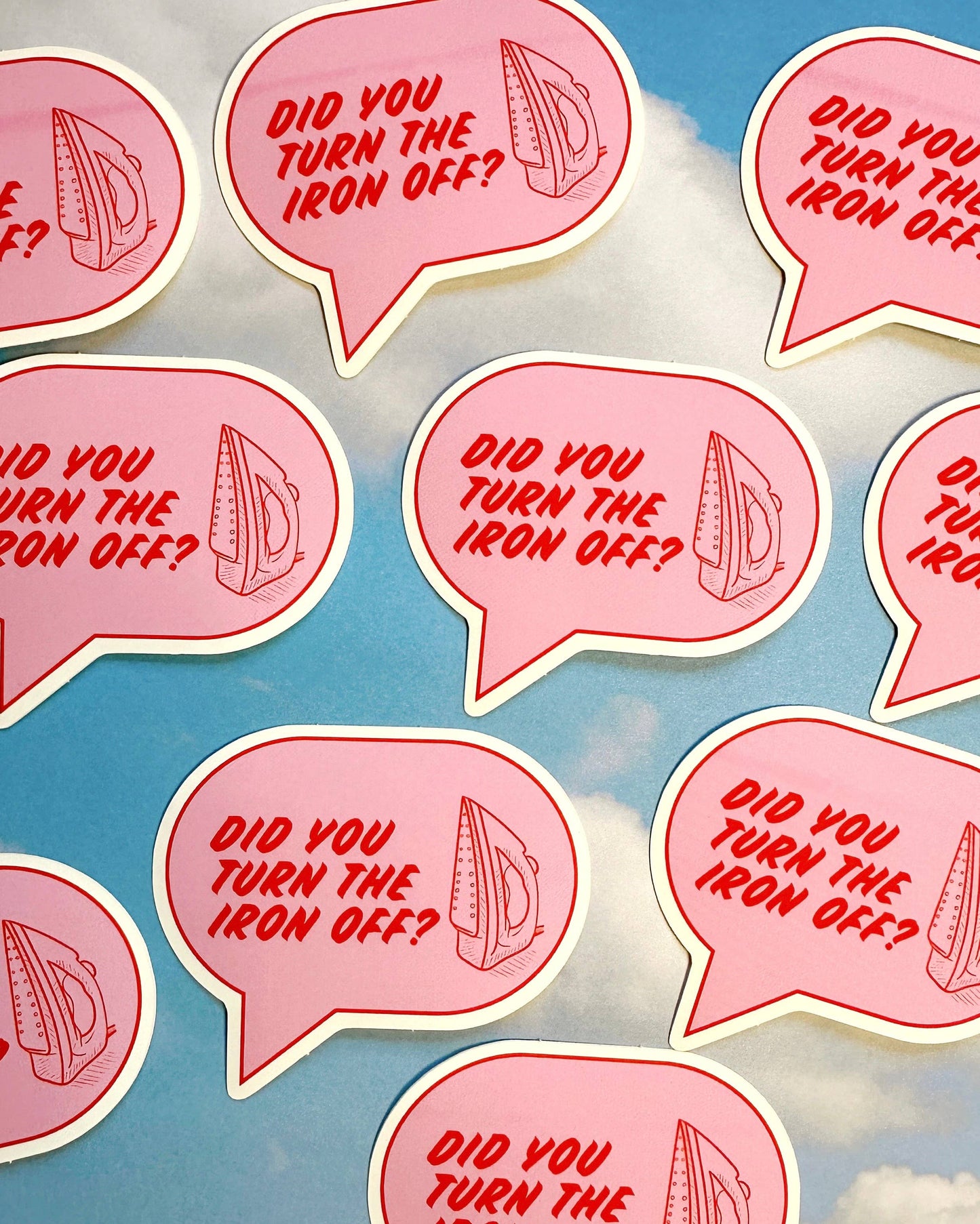 Feral Notions - Did You Turn The Iron Off? Sticker