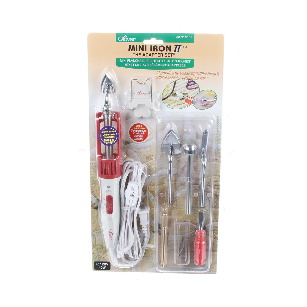 Clover Mini Iron II With Assortment of Tips