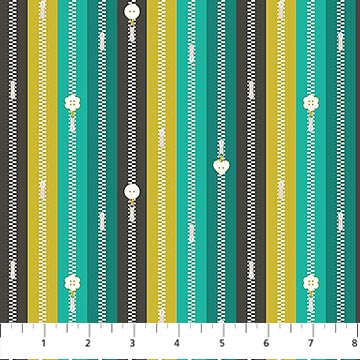 Figo - Sarah Hearts - Bits and Bobs - Zippers - 91267-64