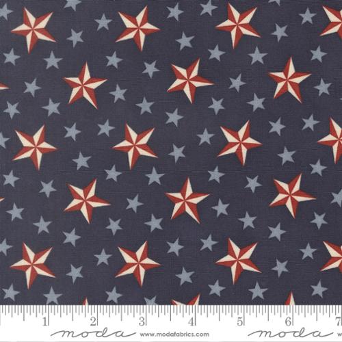 Moda - Deb Strain - America 250 Years - Tossed Stars Americana Red White and Blue - 56181 14