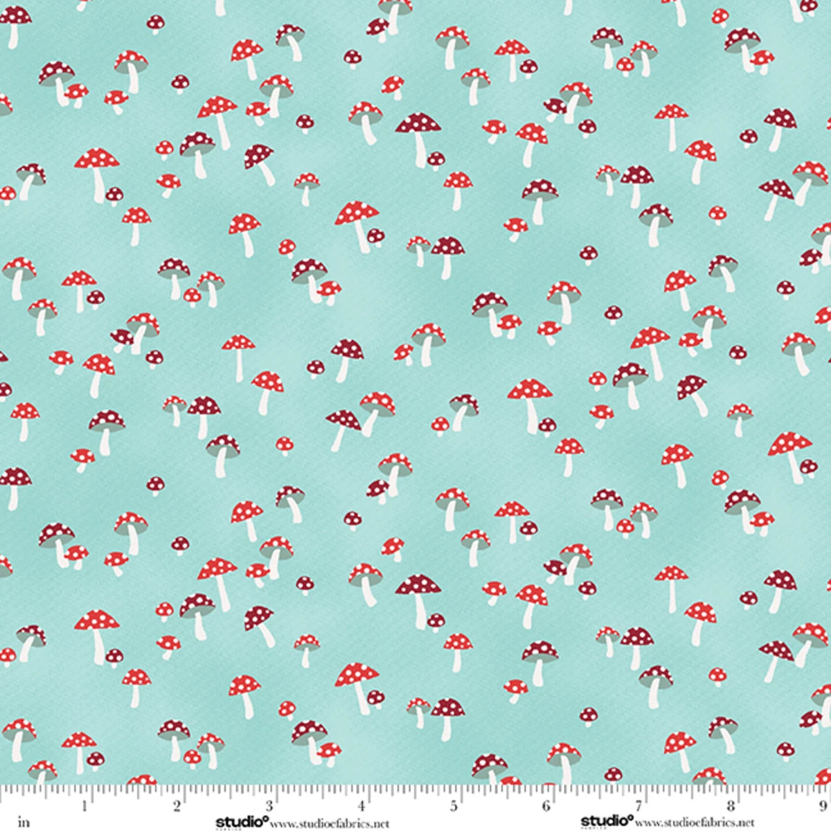 Studio E - Bee Brown - The G O A T - Red Spotted Mushrooms - E-9256-11