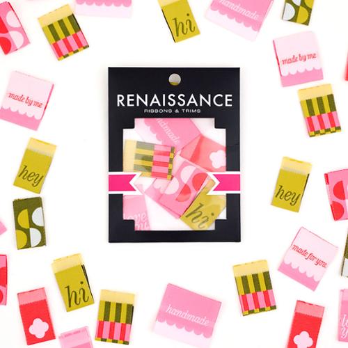 Renaissance Ribbons Love Notes Woven Label Pack