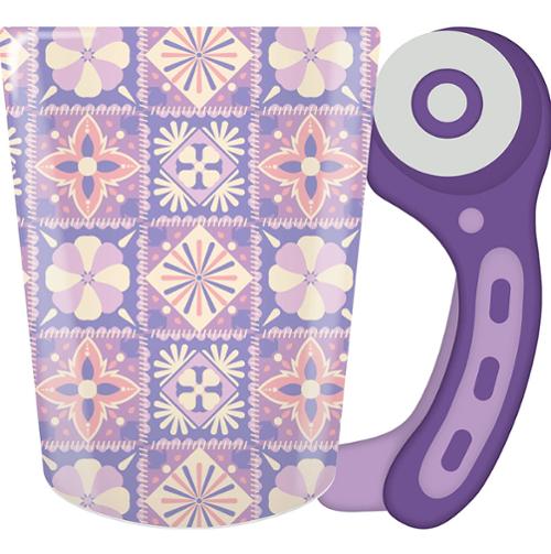 HTL Purple Rotary Cutter Ceramic Mug