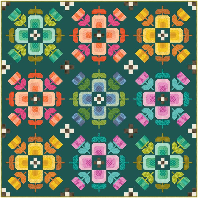 Moda - Elizabeth Hartman - Scenery - Factory Cut and Packaged Quilt Kit