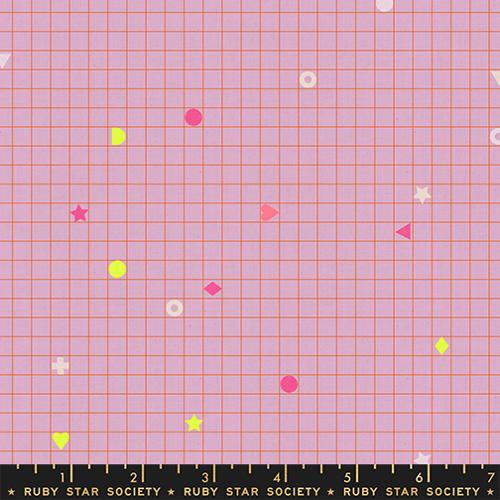 PREORDER - Ruby Star Society - Lofi Linens - Power Grid Geometric Shapes - RS1135 17CL - Ships August 2026