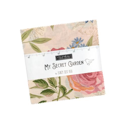 PREORDER - Moda - Stacy Iest Hsu - My Secret Garden - 5" Squares Charm Pack - Ships July 2026
