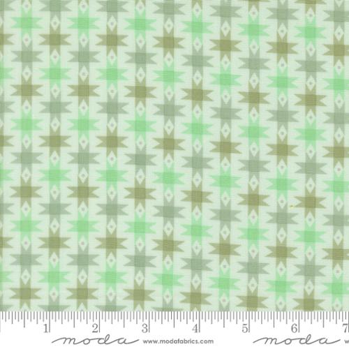 PREORDER - Moda - Elizabeth Hartman - Popcorn - Ribbon Stars Aqua - 51281 17 - SHIPS NOVEMBER 2026