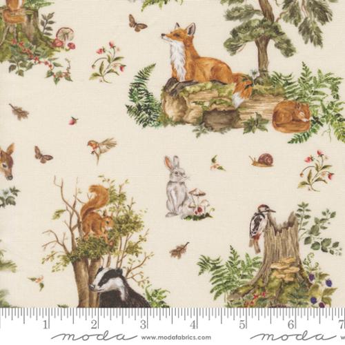 PREORDER Moda - Watercolour Heart - Fable and Fern - Woodland Animals Nature Landscape - 40060 11QC - Ships October 2026