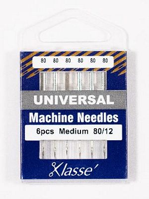 Klasse - Universal Sewing Machine Needles - 80/12 - 6pcs