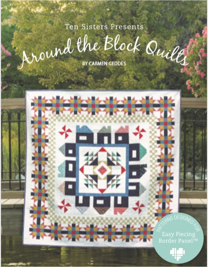 Ten Sisters Handicraft - Around the Block Quilts Book By Carmen Geddes