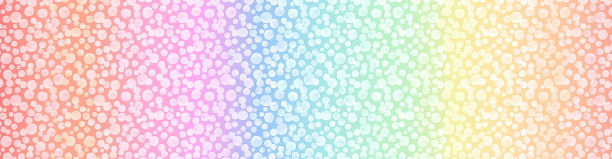 Lewis and Irene - Omnificent Ombres - Bumbleberries Dots Pastel Rainbow Ombre - BBOM1