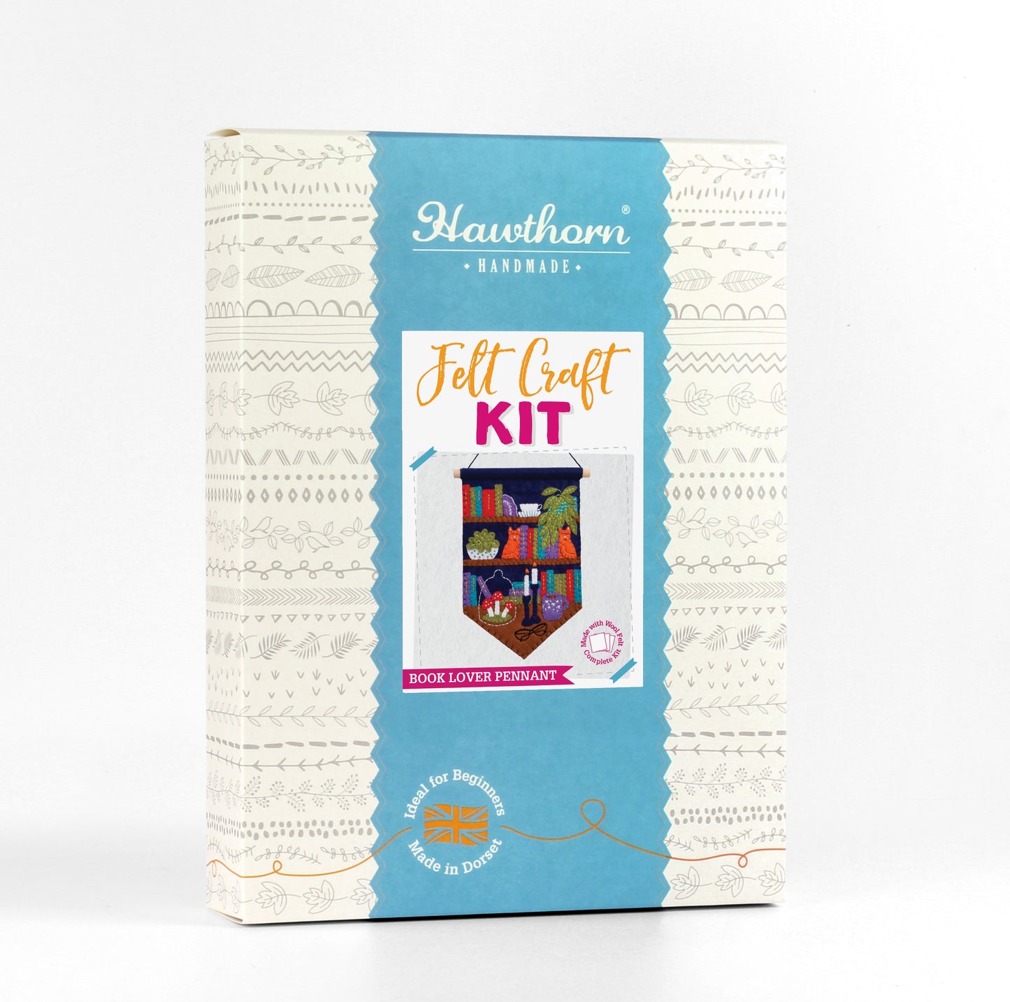 Hawthorn Handmade Book Lover Pennant Felt Craft Kit