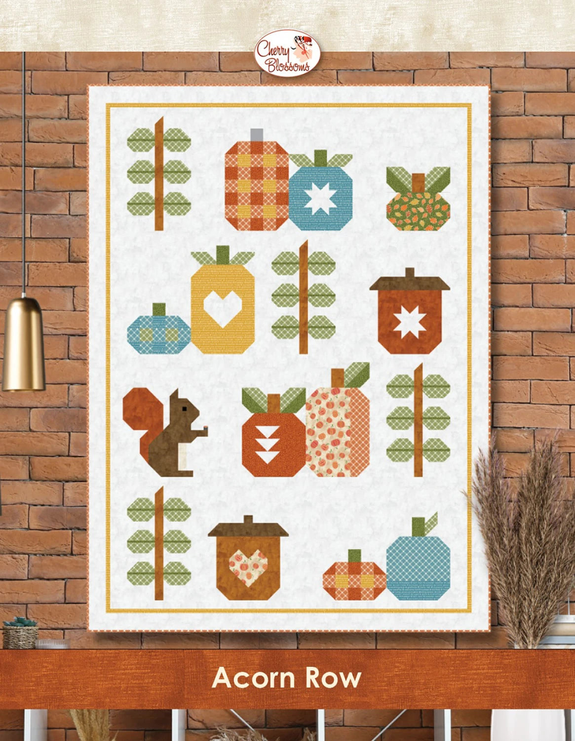 Acorn Row Quilt Pattern By Cherry Blossoms