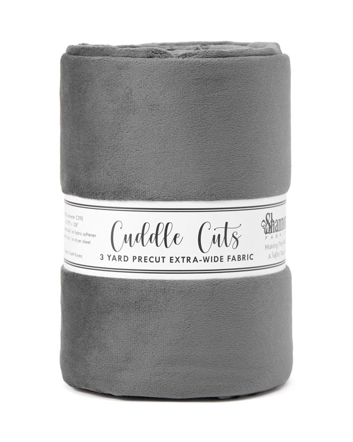 Shannon Fabrics - 3 Yard Extra Wide Cuddle Cut - Ash