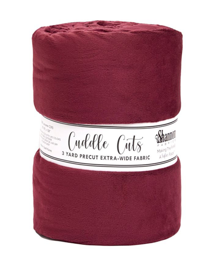 Shannon Fabrics - 3 Yard Extra Wide Cuddle Cut - Black Cherry