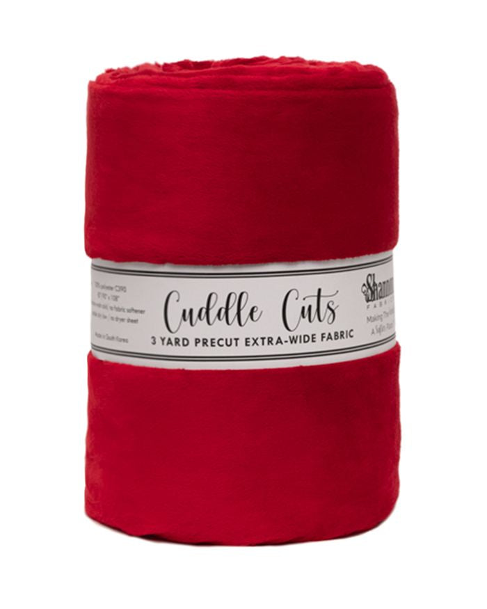 Shannon Fabrics - 3 Yard Extra Wide Cuddle Cut - Cardinal
