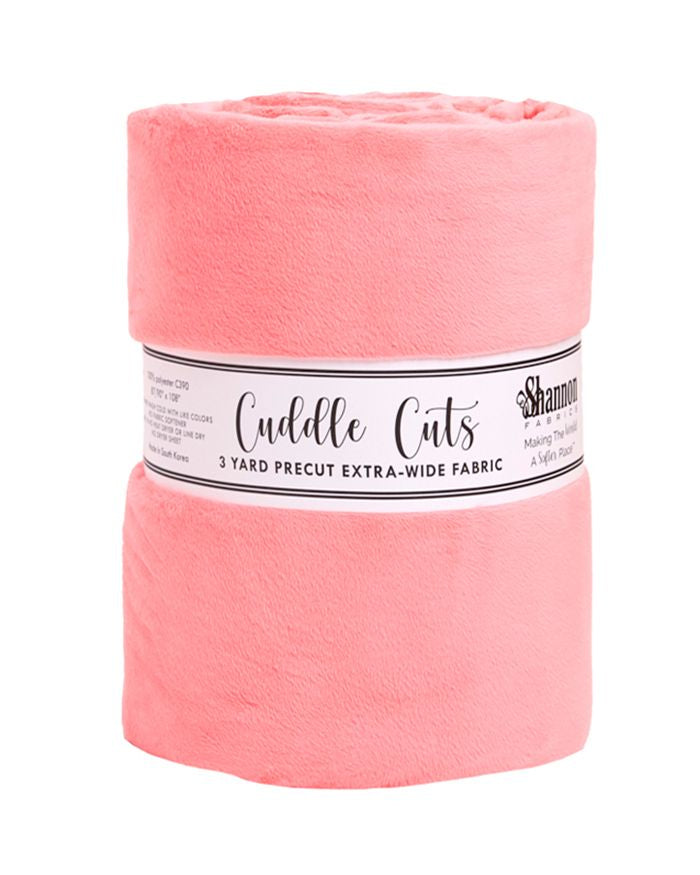 Shannon Fabrics - 3 Yard Extra Wide Cuddle Cut - Coral