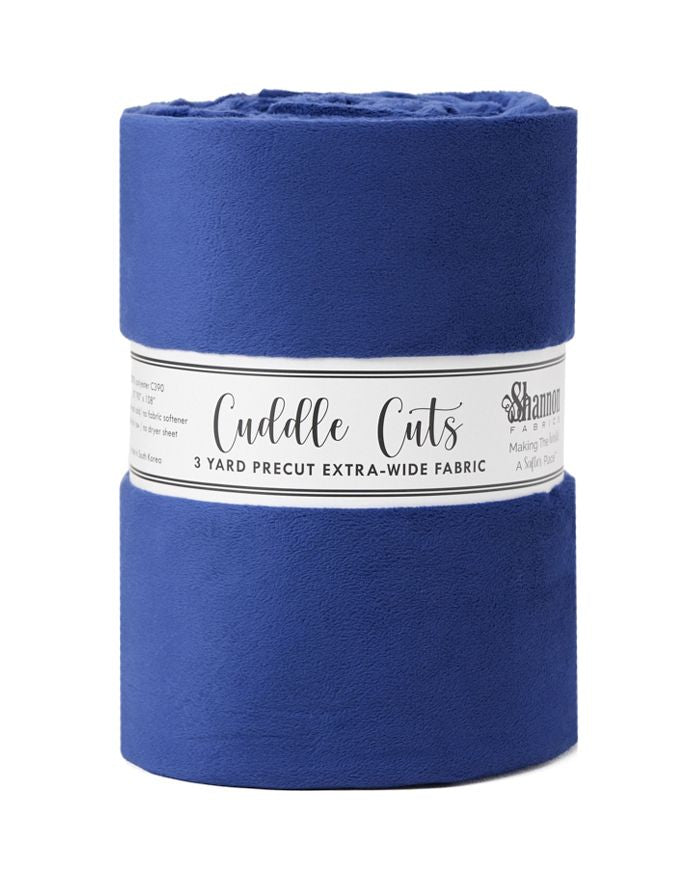 Shannon Fabrics - 3 Yard Extra Wide Cuddle Cut - Midnight Blue